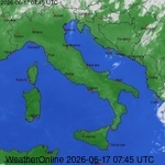 Immagini da Satellite di Italia