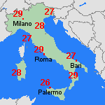Previsione dom, 07.06. Italia